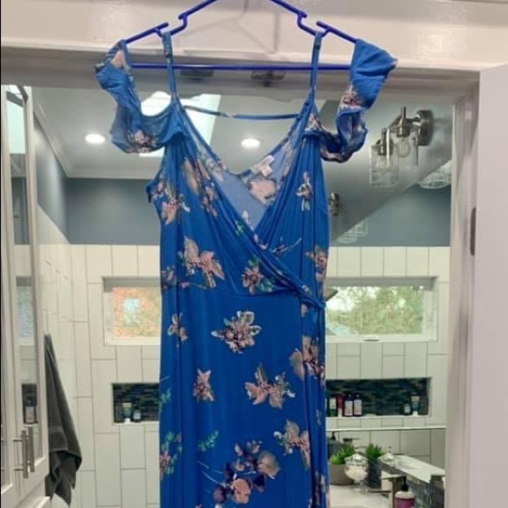 target brand long floral dress